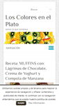 Mobile Screenshot of loscoloresenelplato.com